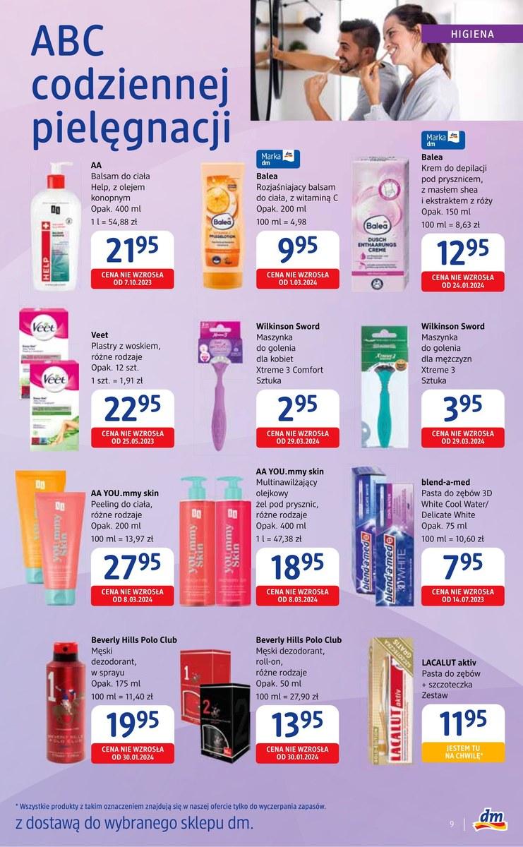 Gazetka promocyjna Drogerie dm str. 9